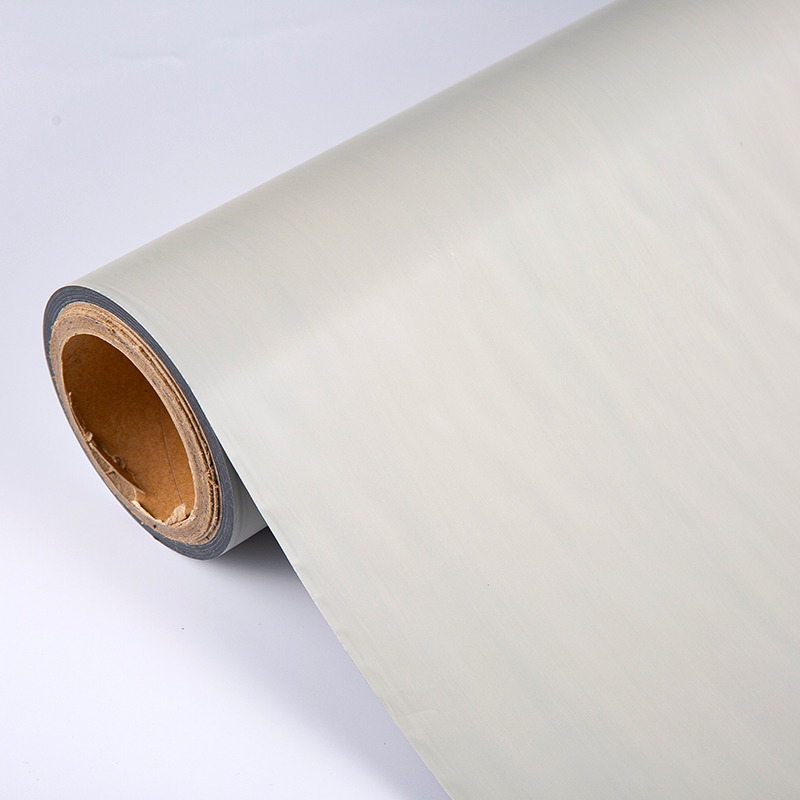 Lav åndbar 2 lag 100% blackout TPU -film til gardin beige + sort sort blackout -film